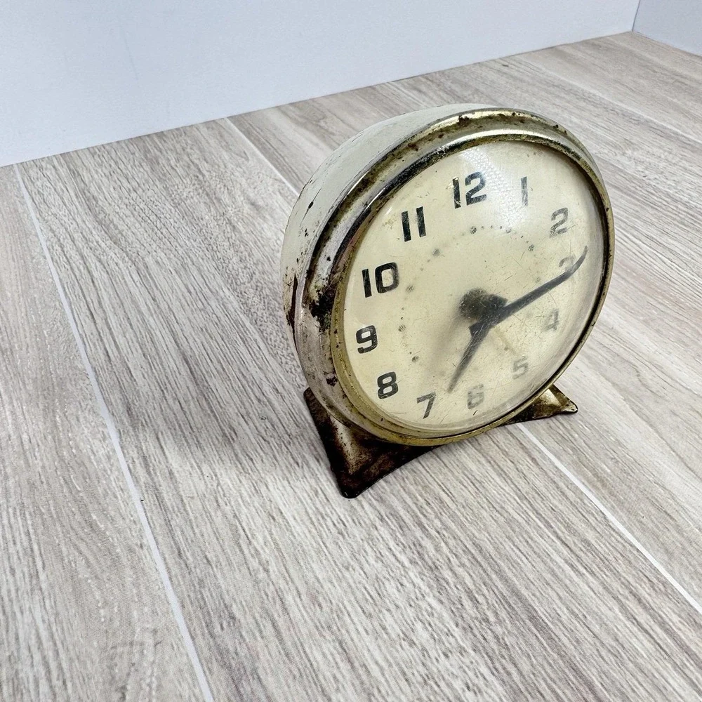 Westclox Keywound‎ Alarm Clock Vintage PARTS Repair not working